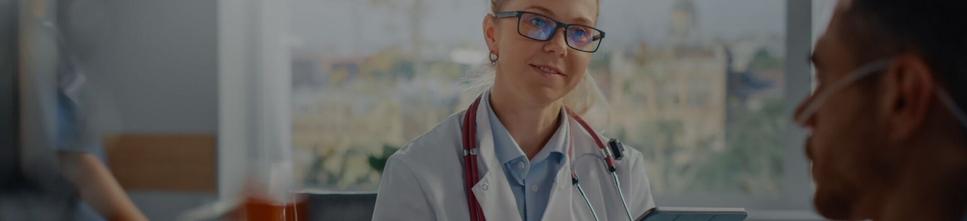 Healthcare professionals in a meeting